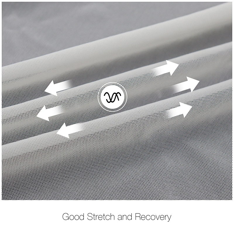 95 Nylon 5 spandex  mesh knitted fabric factory